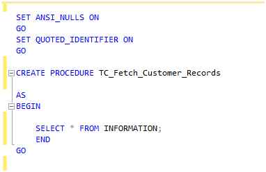 stored procedure